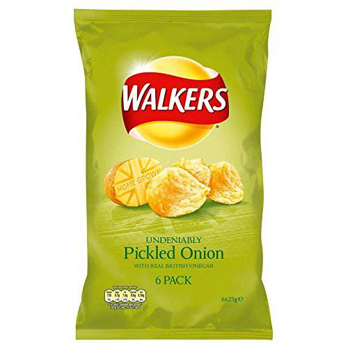 Walkers Crisps - Pickled Onion (6x25g)