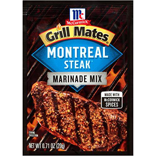 McCormick Grill Mates Montreal Steak Marinade Mix, 0.71 oz (Pack of 12)