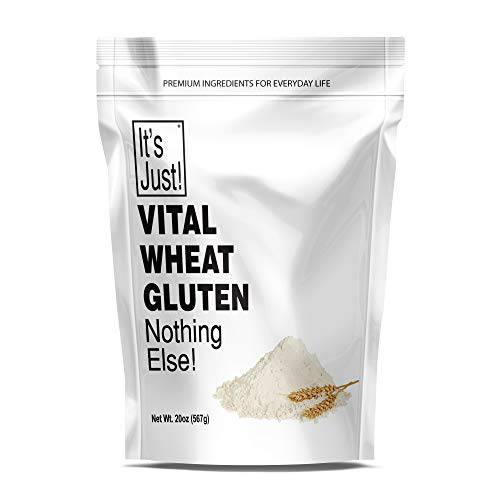 It’s Just - Vital Wheat Gluten Flour, High Protein, Make Seitan, Low Carb Bread, 20oz