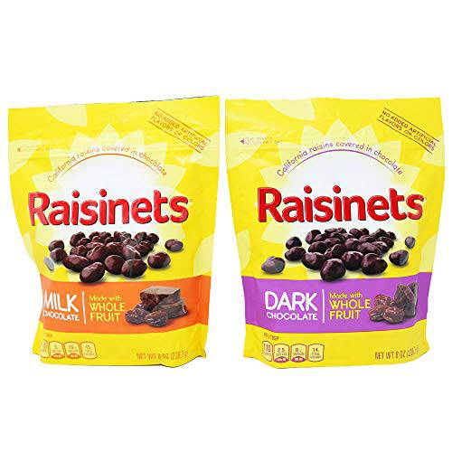 Nestle Raisinets Milk Chocolate & Dark Cholate Combo