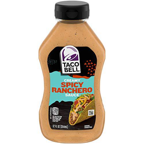 Taco Bell Mexican Taco Bell Spicy Ranchero Creamy Sauce, 12 Fl Oz (Pack of 1)