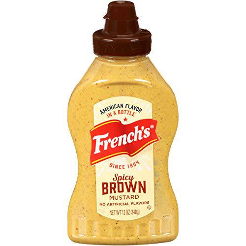 French’s Spicy Brown Mustard, 12 oz (Pack of 12)