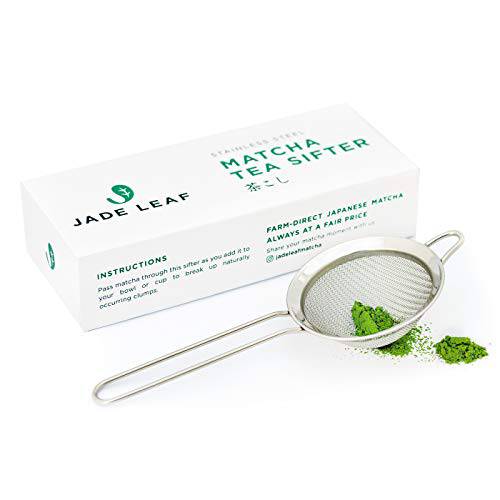 Jade Leaf - Matcha Tea Sifter - Eliminate Clumps In Your Matcha Green Tea Powder - Metal/Stainless Steel
