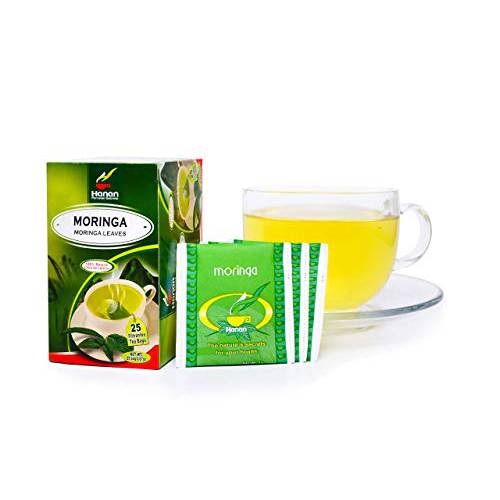 Hanan Peruvian Secrets Moringa Superfood Tea | 100% Natural Moringa Leaves | Energy & Immunity Booster | Promotes Healthy Skin | 25 Tea Bags (Pack of 1)