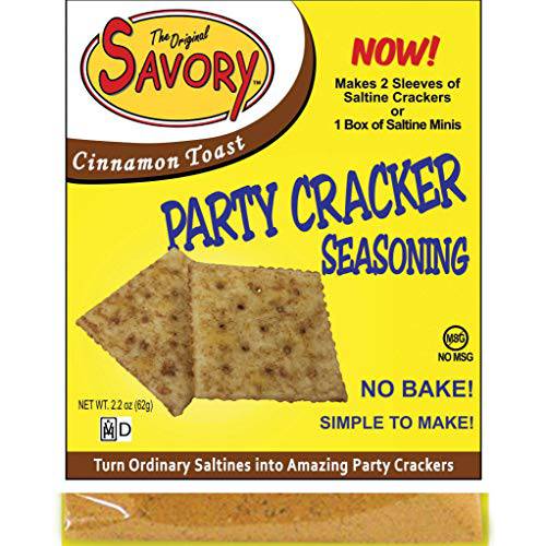 Savory Saltine Seasoning, 2.2 Ounce, Cinnamon Toast, 1 Pack