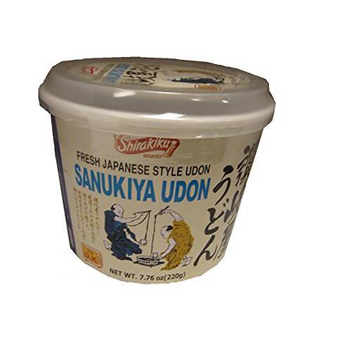 Shirakiku Sanukiya Instant Noodle cups (Original, Pack of 6)