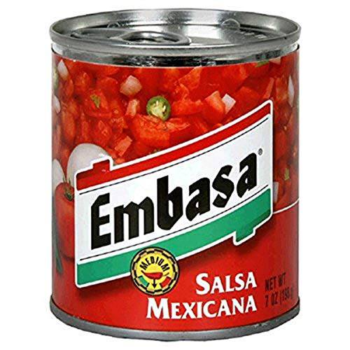 Embasa Salsa Mexicana, 7-Ounce Cans (Pack of 12)