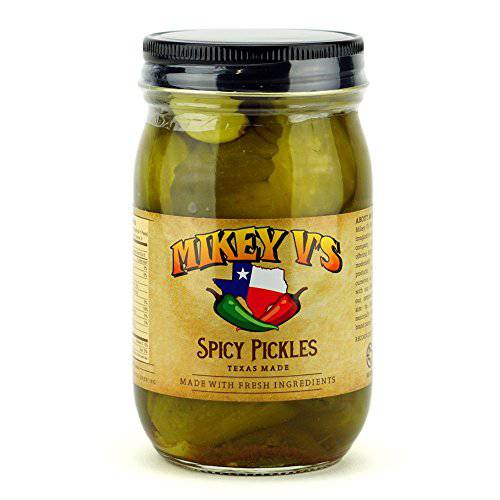 Mikey V’s Spicy Carolina Reaper Pickles (1 Jar)