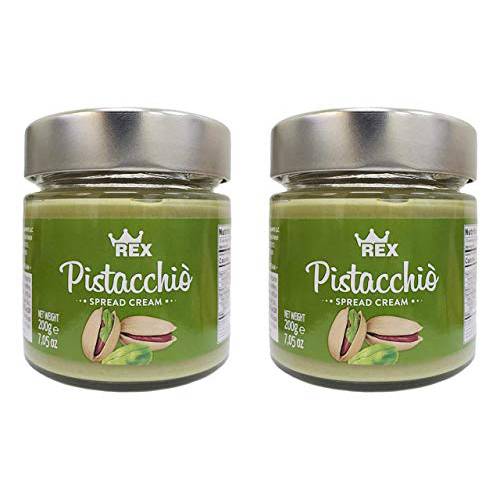 Rex Italian Cream of Pistachio Nut Spread, 7.05 Ounce (Pack of 2)