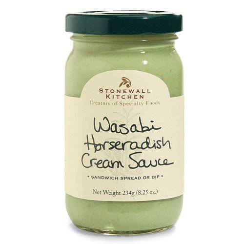 Stonewall Kitchen Wasabi Horseradish Cream Sauce, 8.25 Ounce