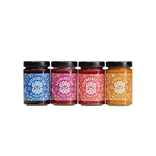 Blueberry, Raspberry, Strawberry, and Apricot Jam - 4 pack