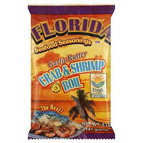 Florida Seafood Seasonings Crab & Shrimp Boil Garlic Butter 5 oz (3 Pack)