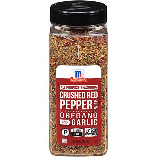 McCormick Crushed Red Pepper with Oregano and Garlic All Purpose Seasoning, 12 oz