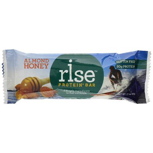 Rise Energy Plus Bar, Almond Honey, 2.1 Ounce (Pack of 12)