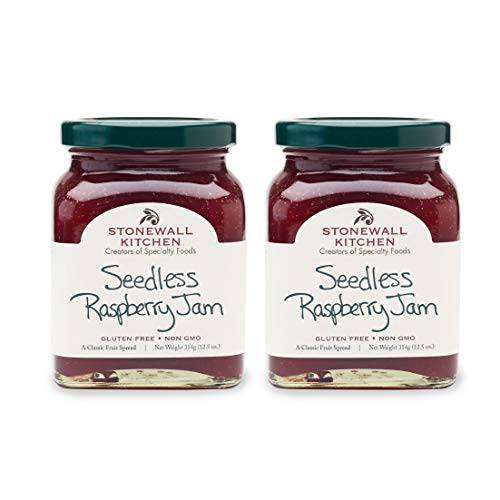 Stonewall Kitchen Seedless Raspberry Jam, 12.5 Ounces (Pack of 2)