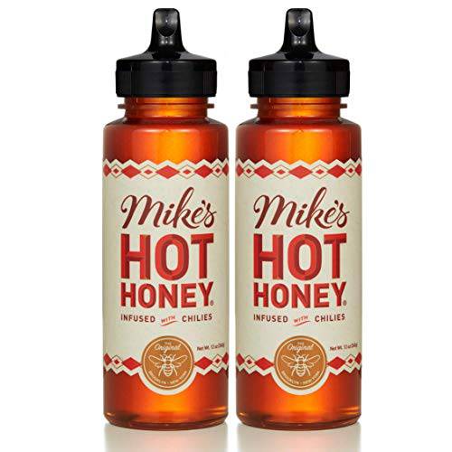 Mike’s Hot Honey Honey with a Kick, Sweetness & Heat, 100% Pure Honey, GlutenFree & Paleo 12 Ounce (Pack of 2)