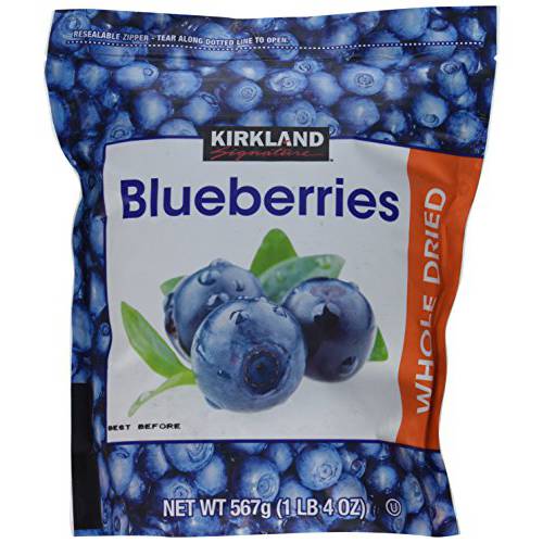 Kirkland: Whole Dried Blueberries 20 Oz (3 Pack)
