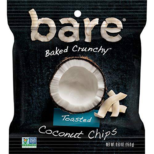Bare Baked Crunchy Fruit Snack Pack, Coconut, 0.53 Ounce (Pack of 16)