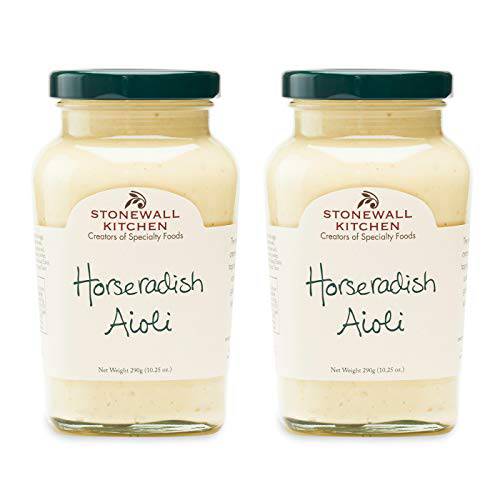 Stonewall Kitchen Horseradish Aioli, 10.25 Ounces (Pack of 2)