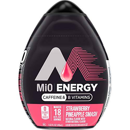 Mio Energy Liquid Water Enhancer, Strawberry Pineapple Smash, 1.62 OZ, 6-Pack