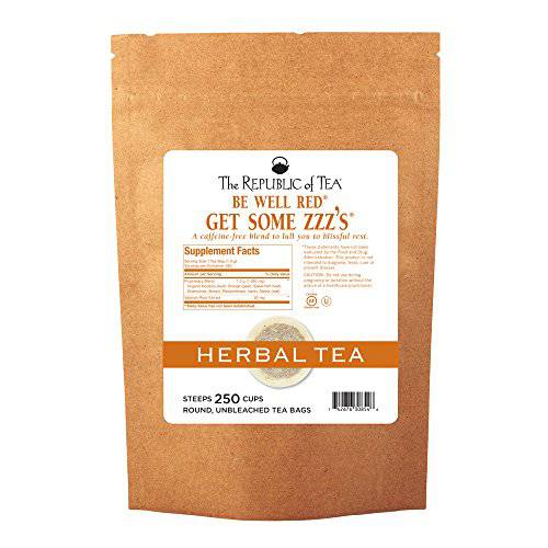The Republic of Tea Be Well Teas No. 5, Get Some zzz’s Herbal Tea For Rest, Refill Pack of 250 Tea Bags