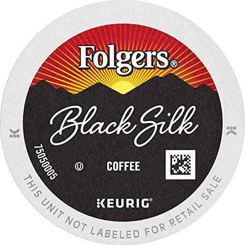 Folgers Black Silk Dark Roast Coffee, 192 Keurig K-Cup Pods