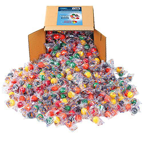 Jawbusters Jawbreakers Candy Bulk - Jaw Busters Jaw Breakers Individually Wrapped - Medium Size, Family Size, Bulk Candy 3 LB