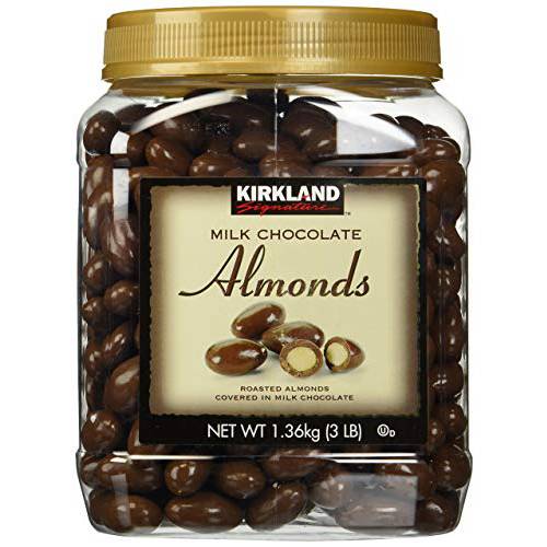 KIRKLAND SIGNATURE Milk Chocolate Almond, 48 Ounce (Pack of 2)