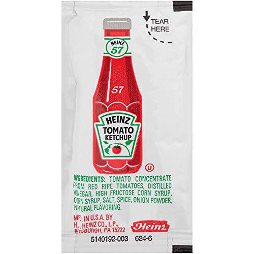 Concession Essentials Ketchup- Heinz Single Serve Packages .32 Ounces (Pack of 200)