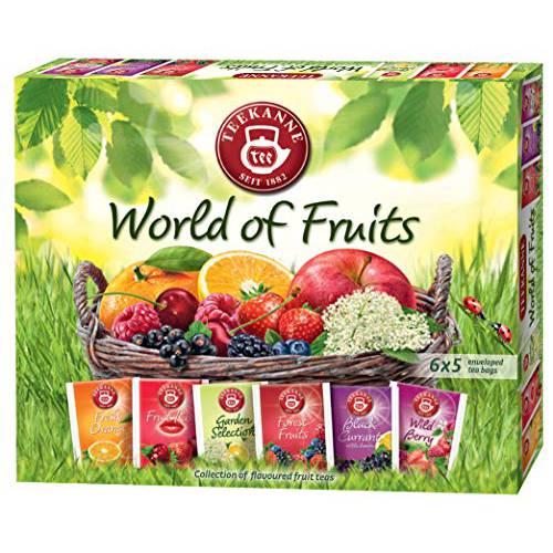 Teekanne World of Fruits VARIETY box of tea 30 tea bags