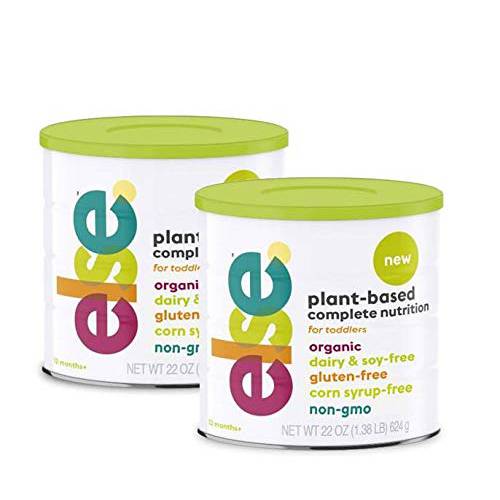 (2-Pack) Else Plant-Based Complete Nutrition Drink for Toddlers, 22 Oz., Dairy-Free, Soy-Free, Corn-Syrup Free, Gluten-Free, Non-GMO, Whole plants Ingredients, Vitamins and Minerals for 12 mo.+, Vegan, Organic