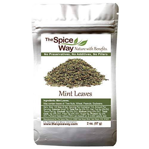 The Spice Way Mint Leaves - ( 2 oz ) dried loose mint leaf