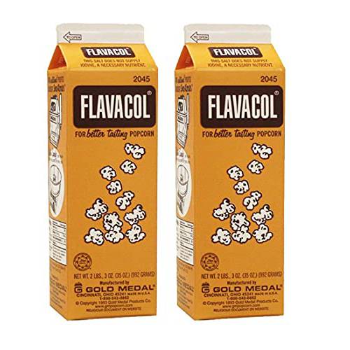 Concession Essentials 2 Pack Flavacol Popcorn Season Salt , 35 oz per Pack. Total 70 Ounces