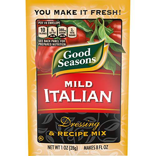 Good Seasons Mild Italian Dressing & Recipe Seasoning Mix (24 ct Pack, 1 oz Packets)