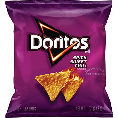 Doritos Spicy Sweet Chili Flavored Tortilla Chips, 1 Ounce ( pack of 40 )