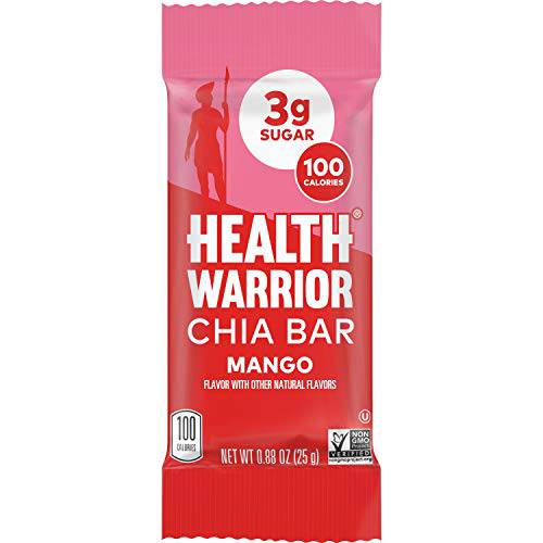 Health Warrior Chia Bars, Mango Flavor with other natural flavors, 25g bars, 15 Count