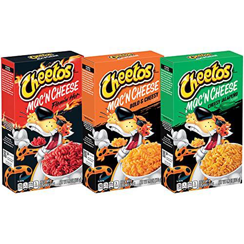 Cheetos Mac ’N Cheese, 3 Flavor Variety Pack, 12 Count