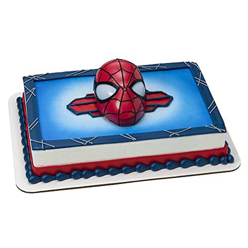 DecoSet® Marvel Spider-Man™ Ultimate Light Up Eyes Cake Topper, 1-Piece Cake Topper Set, Superhero Head with Lights