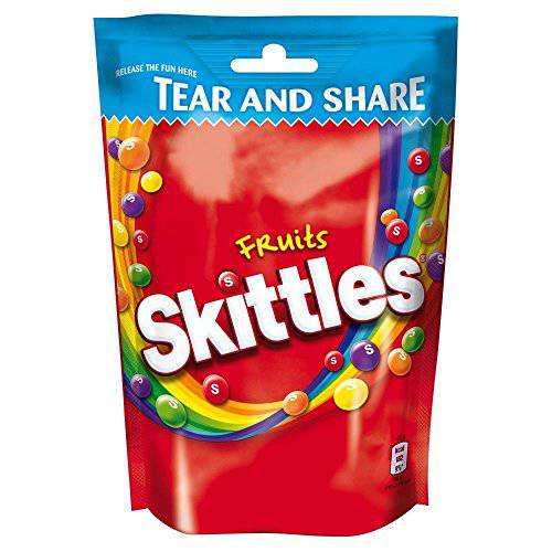 Skittles Pouch - 174g - Pack of 2 (174g x 2 Pouches)