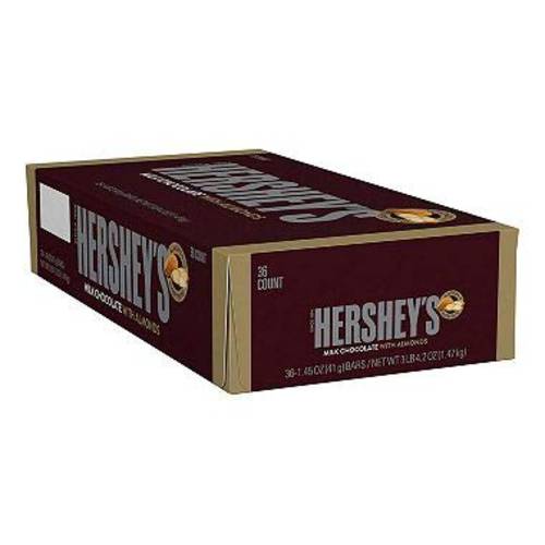 Hershey’s Milk with Almond, 36-Count