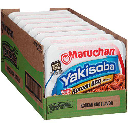 Maruchan Yakisoba Korean BBQ flavor, 4.12 Oz, Pack of 8