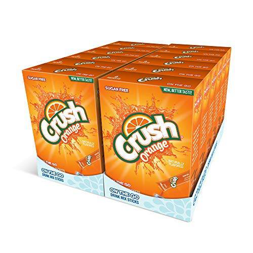 Orange Crush- Powder Drink Mix - Sugar Free & Delicious, Makes 72 flavored water beverages