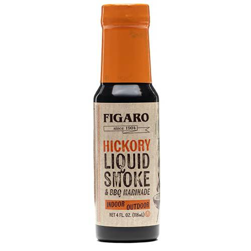 Crystal Louisiana’s Hickory Liquid Smoke & BBQ Marinade, 4 Ounce, Slow Roasted Hickory Flavor Indoors and Out