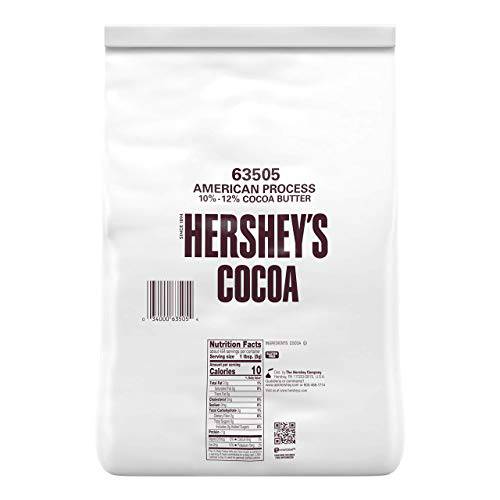 HERSHEY’S Cocoa, Baking, Gluten Free, 5 lb Bulk Bag
