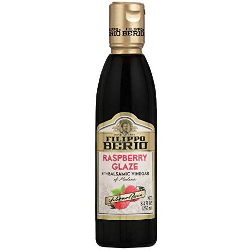Filippo Berio Balsamic Glaze, Raspberry, 8.4 Ounce Plastic Bottle