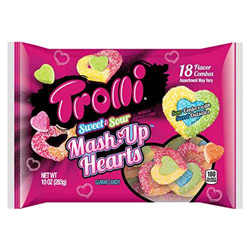 Trolli Valentine’s Day Sweet & Sour Mashup Hearts 10 oz