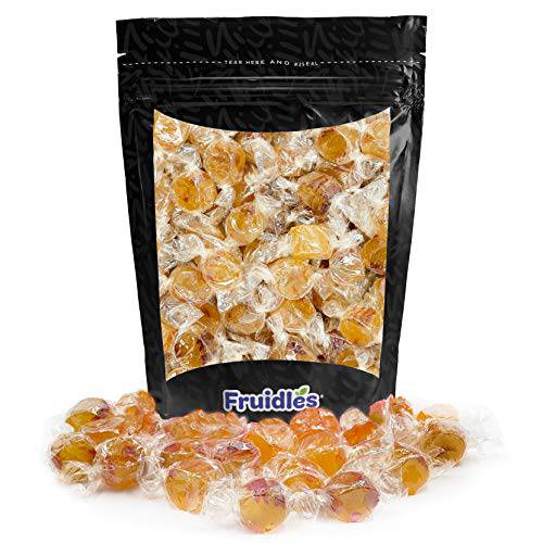 Ginger Cuts Round Hard Candy, Individually Wrapped (1/2 Pound (Approx 30 Pieces))