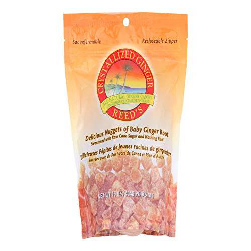 Reeds Crystallized Ginger Candy - 6 x16 Oz