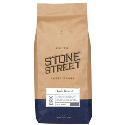 Stone Street Coffee Dark Roast Whole Bean, 2 LB Bag, Bold 100% Arabica Blend …