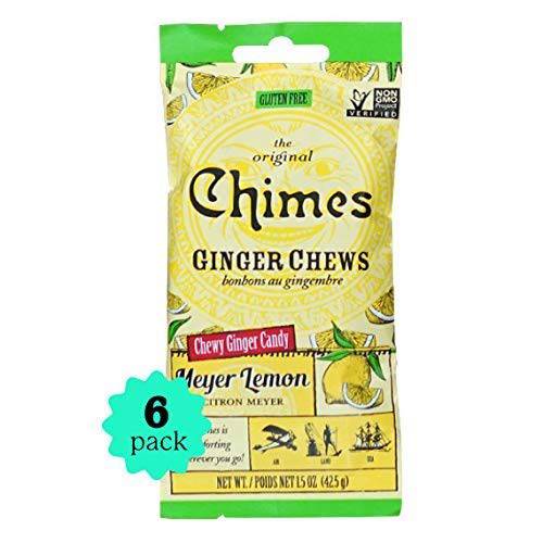 6-Pack 1.5oz Meyer Lemon Ginger Chews